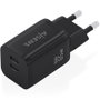 Aisens Cargador GaN 65W con 2x USB-C, Negro